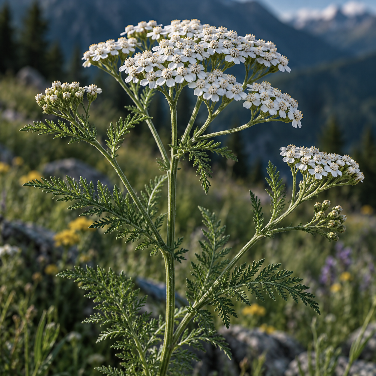 Achillée millefeuille alpine